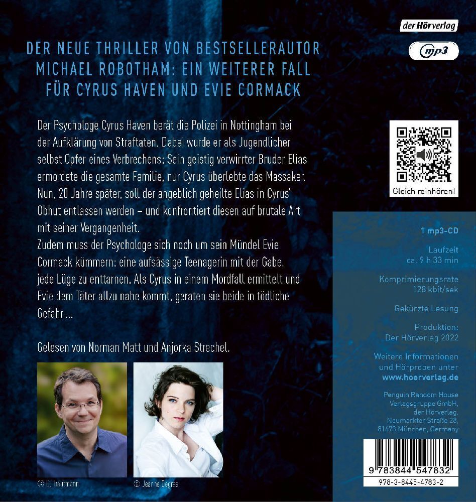 Bild: 9783844547832 | Der Erstgeborene, 1 Audio-CD, 1 MP3 | Cyrus Haven 3 - Psychothriller