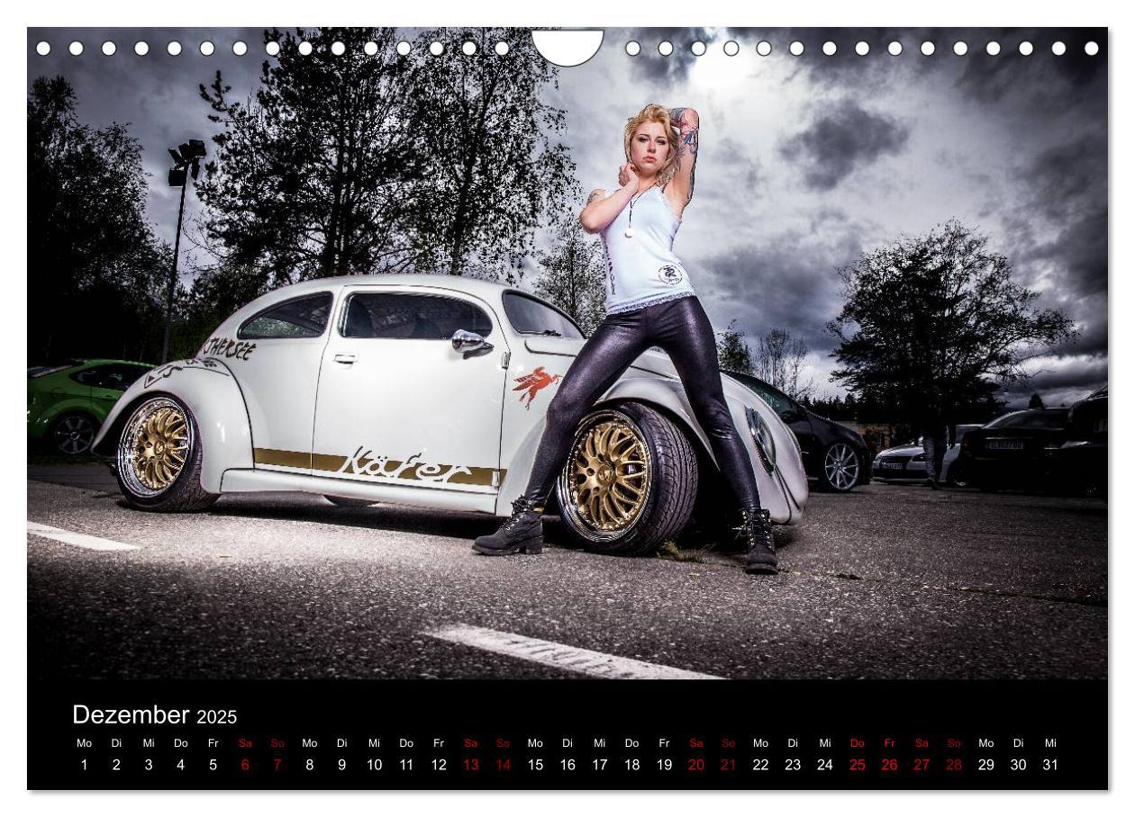 Bild: 9783435397143 | Cars and Girls (Wandkalender 2025 DIN A4 quer), CALVENDO...