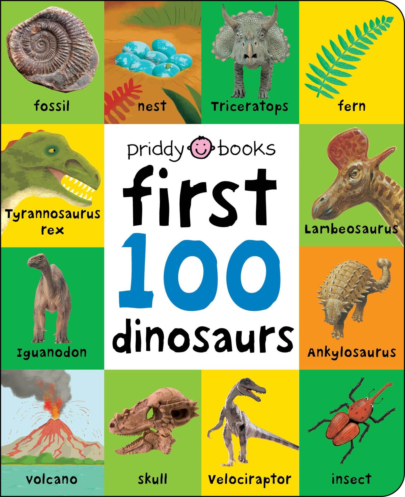 Cover: 9781838991128 | First 100 Dinosaurs | Priddy Books (u. a.) | Buch | Papp-Bilderbuch