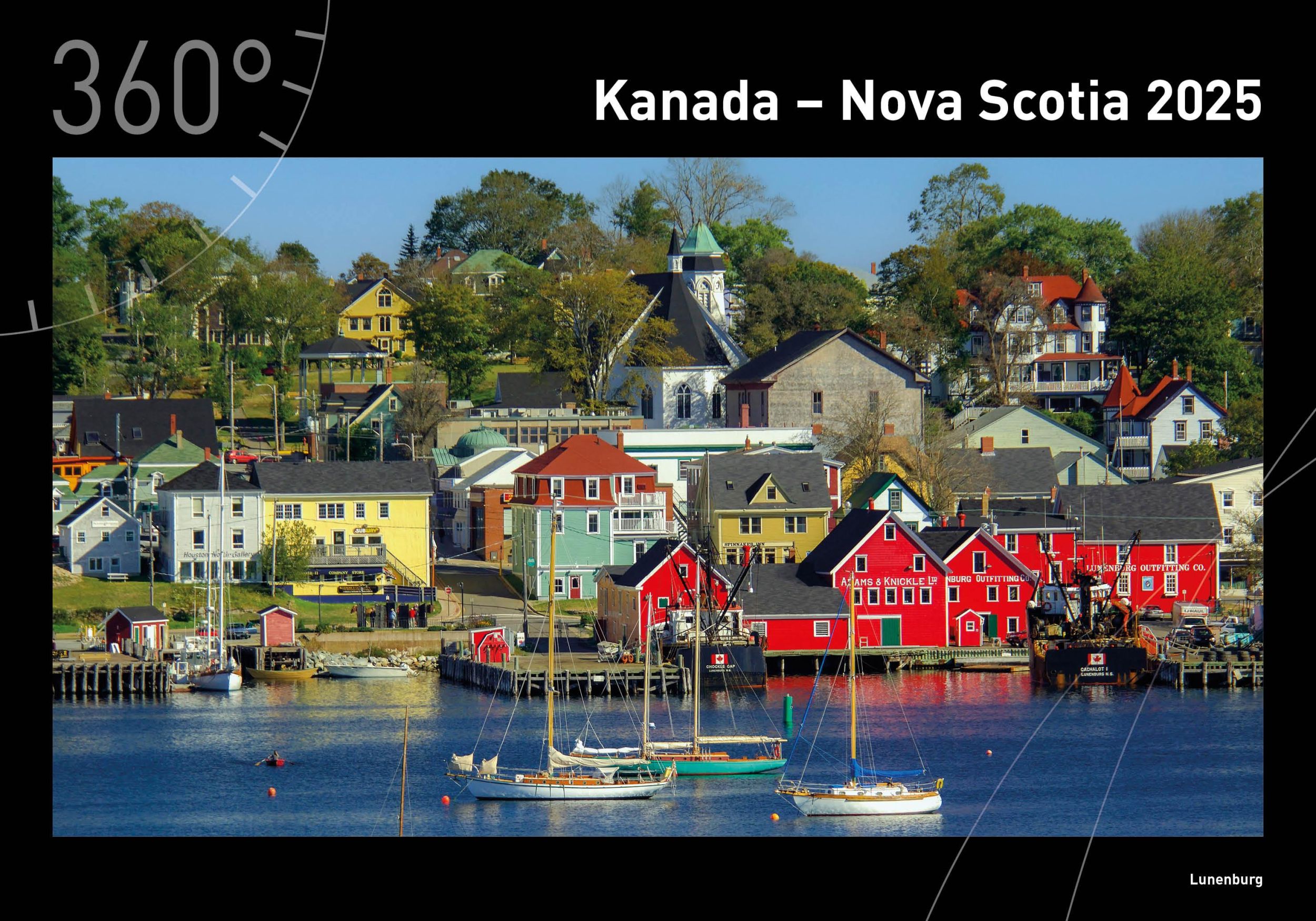 Cover: 9783968555294 | 360° Kanada - Nova Scotia Premiumkalender 2025 | Christian Heeb | 2025