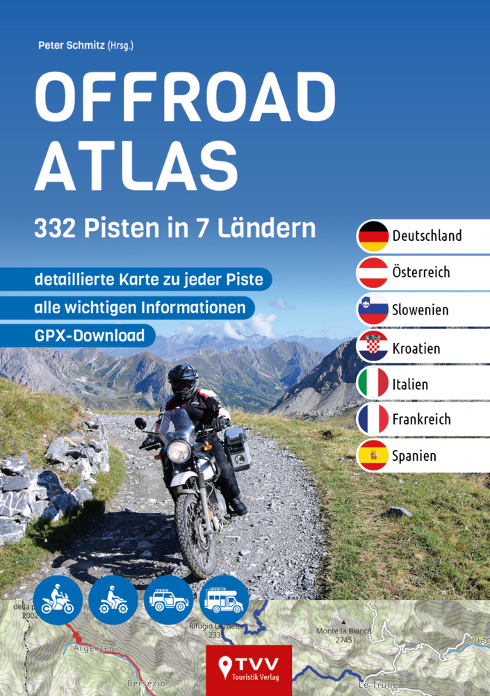 Cover: 9783965990470 | Offroad Atlas | 300 Pisten in 7 Ländern | GmbH | Taschenbuch | 384 S.