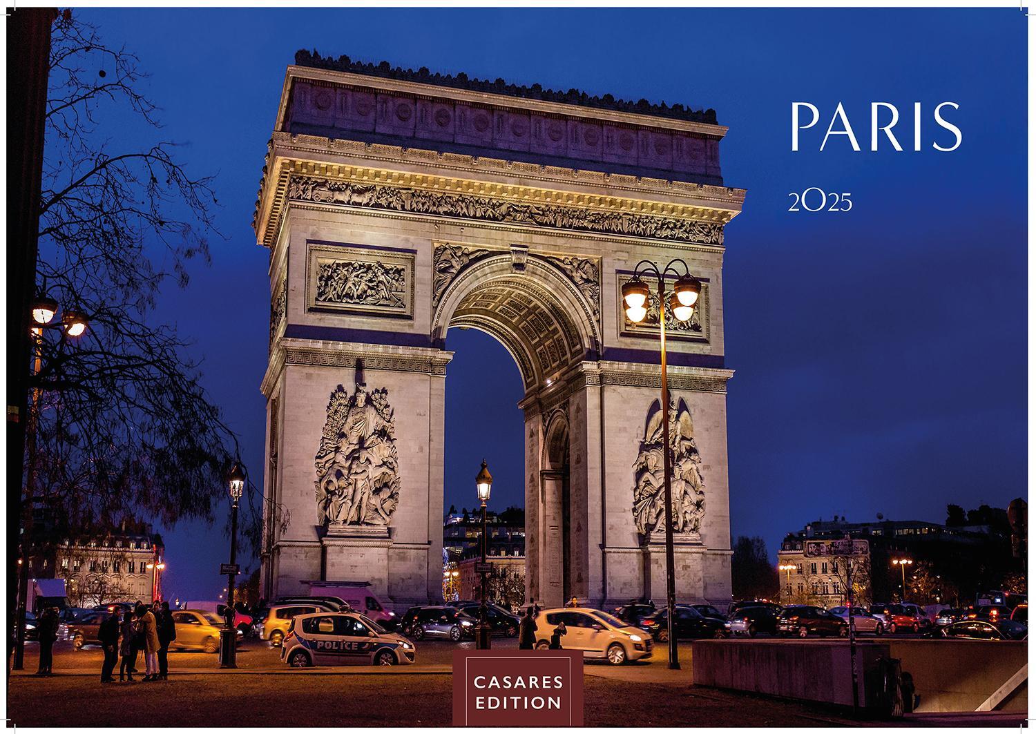 Cover: 9781835241721 | Paris 2025 L 35x50cm | Kalender | 14 S. | Deutsch | 2025