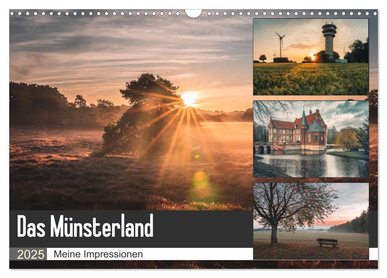 Cover: 9783435134434 | Das Münsterland - Meine Impressionen (Wandkalender 2025 DIN A3...