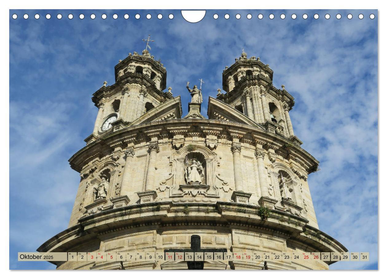 Bild: 9783435156702 | Von Porto nach Santiago de Compostela (Wandkalender 2025 DIN A4...