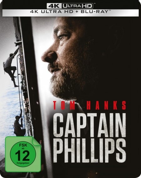 Cover: 4020628576998 | Captain Phillips (Ultra HD Blu-ray &amp; Blu-ray im Steelbook) | 2024