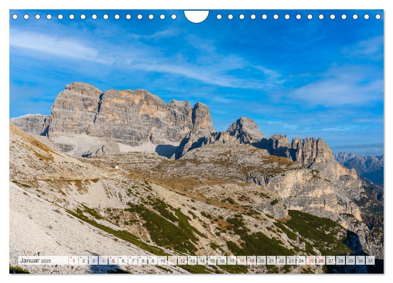 Bild: 9783383998072 | Bergwanderung Dolomiten rund um die Drei Zinnen (Wandkalender 2025...