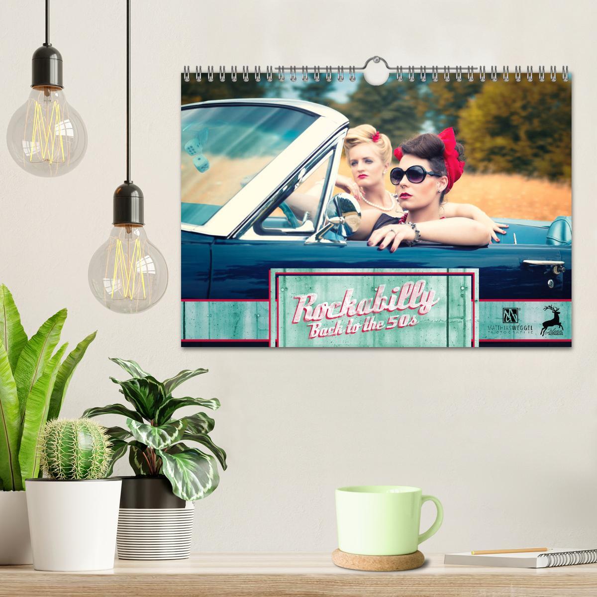 Bild: 9783435435722 | Rockabilly - Back to the 50s (Wandkalender 2025 DIN A4 quer),...