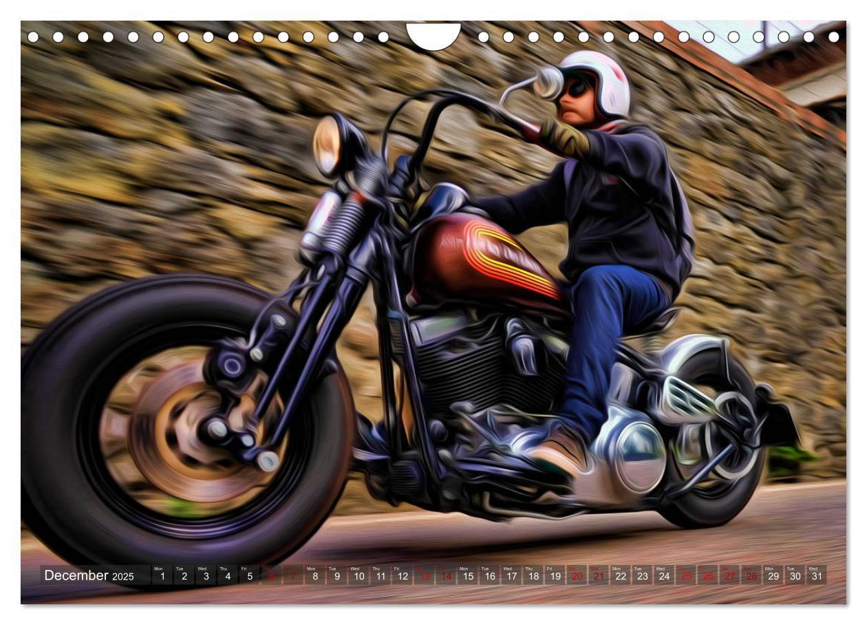 Bild: 9781325948840 | Images of Harley Davidson (Wall Calendar 2025 DIN A4 landscape),...