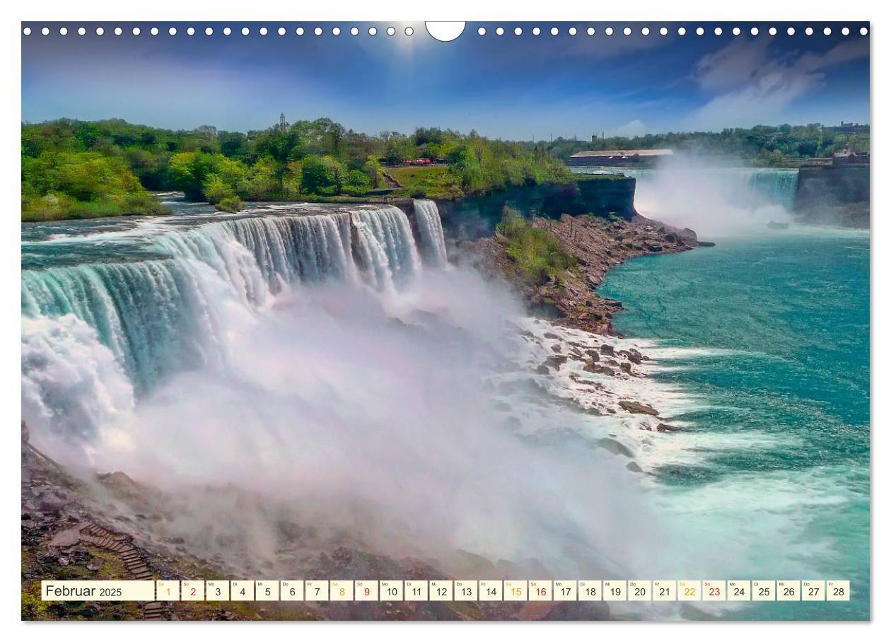 Bild: 9783435568062 | Niagarafälle - American Falls und Horseshoe Fall (Wandkalender 2025...