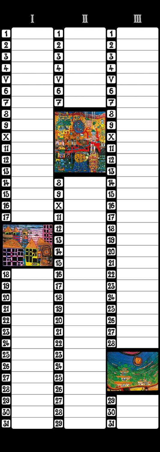 Bild: 9783946177012 | Hundertwasser Birthday Calendar | Friedensreich Hundertwasser | 5 S.