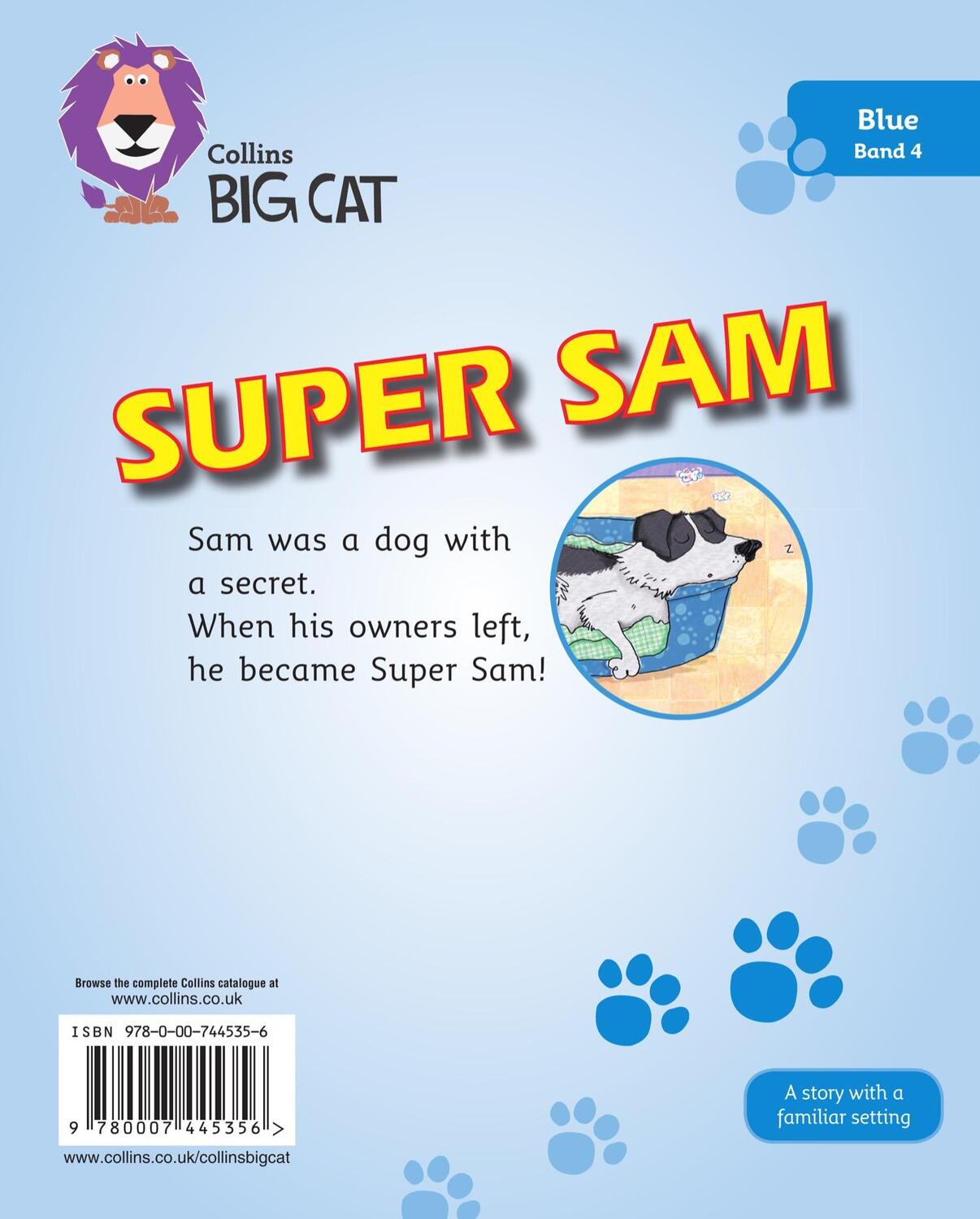 Rückseite: 9780007445356 | Super Sam | Band 04/Blue | Kaitlin Broadfoot | Taschenbuch | Englisch