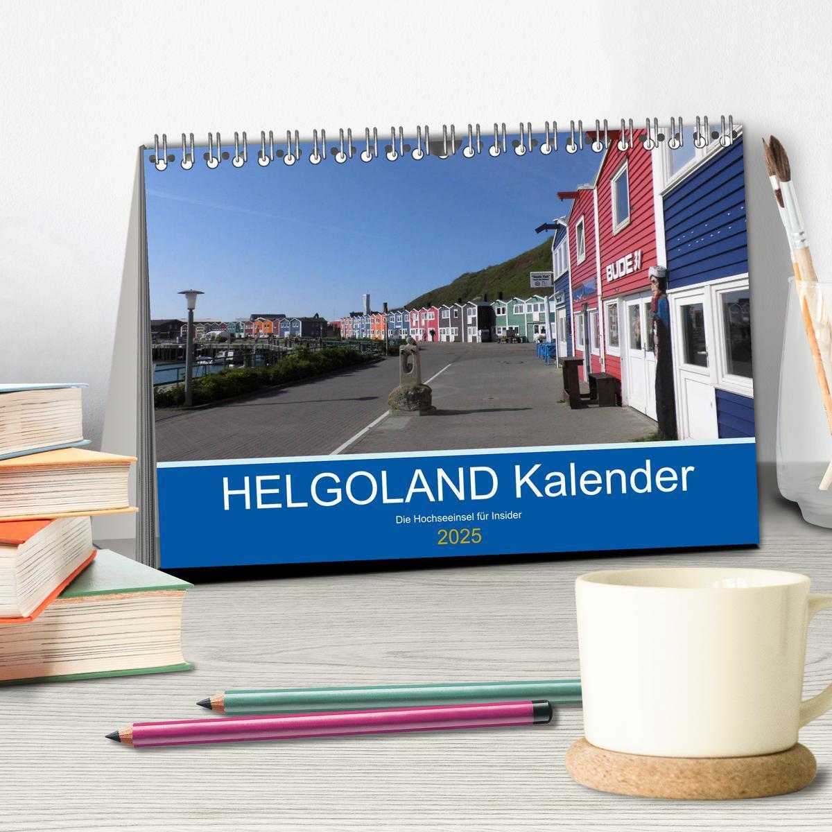 Bild: 9783435402922 | Helgoland Kalender (Tischkalender 2025 DIN A5 quer), CALVENDO...