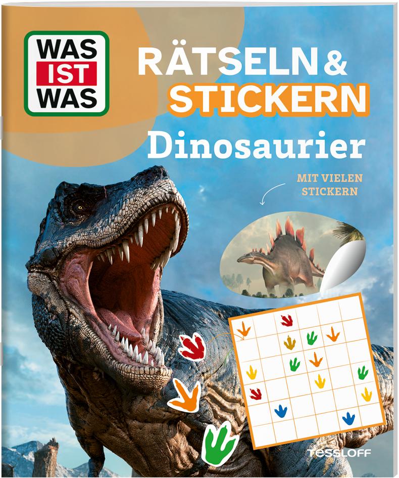 Cover: 9783788622688 | WAS IST WAS Rätseln und Stickern: Dinosaurier | KG | Taschenbuch