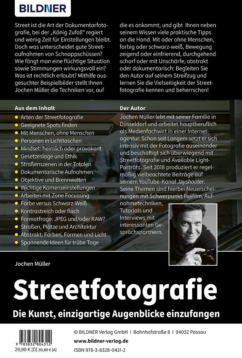 Rückseite: 9783832804312 | Streetfotografie - Die Kunst, einzigartige Augenblicke einzufangen