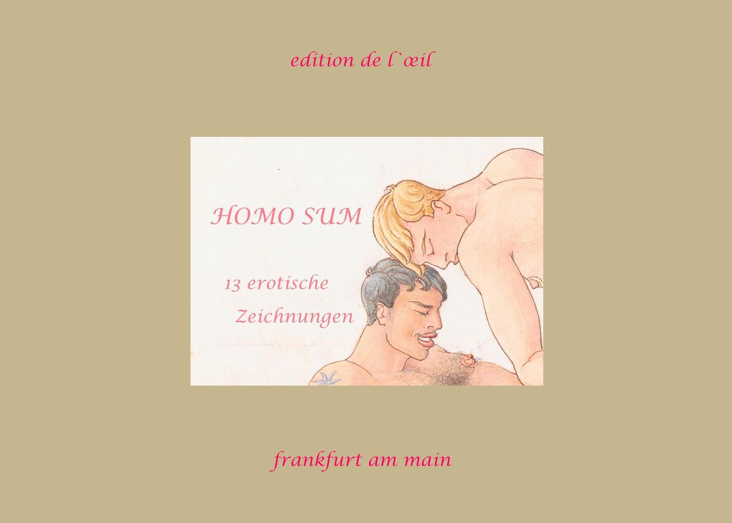 Cover: 9783735739872 | HOMO SUM | 13 homoerotische Zeichnungen | . . Anonym | Taschenbuch