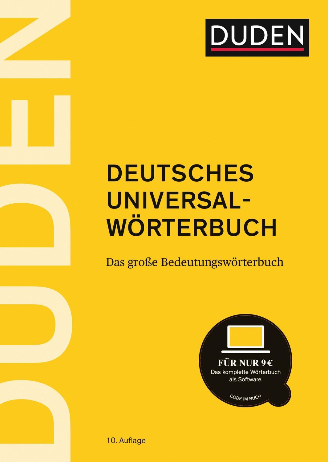 Cover: 9783411055104 | Duden - Deutsches Universalwörterbuch | Das große Bedeutungswörterbuch