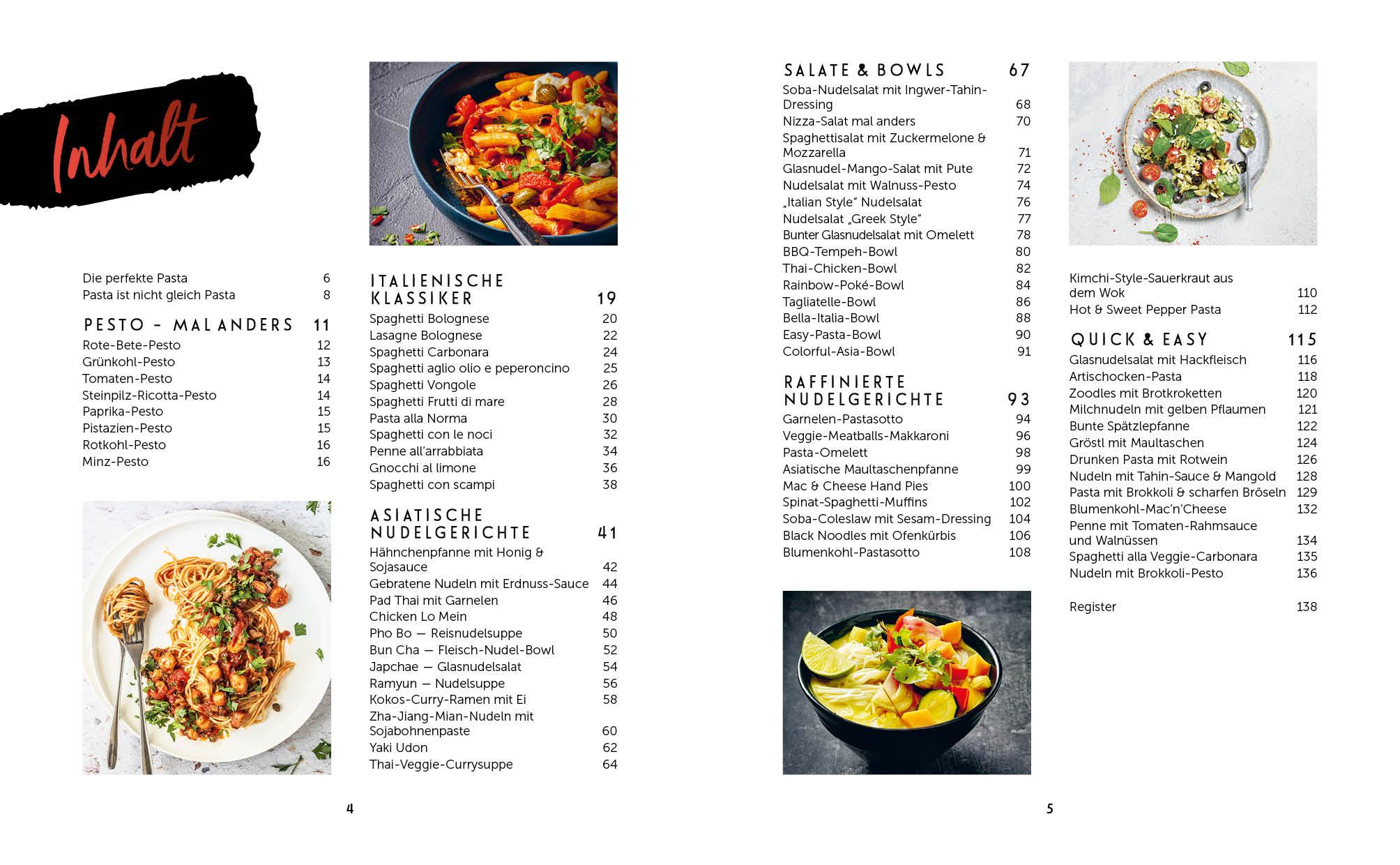 Bild: 9783745909623 | Pasta la vista, Baby! | Über 70 Nudel-Rezepte zum Farfalle(n) | Buch