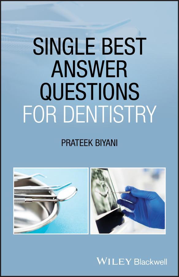 Cover: 9781119702351 | Single Best Answer Questions for Dentistry | Prateek Biyani | Buch