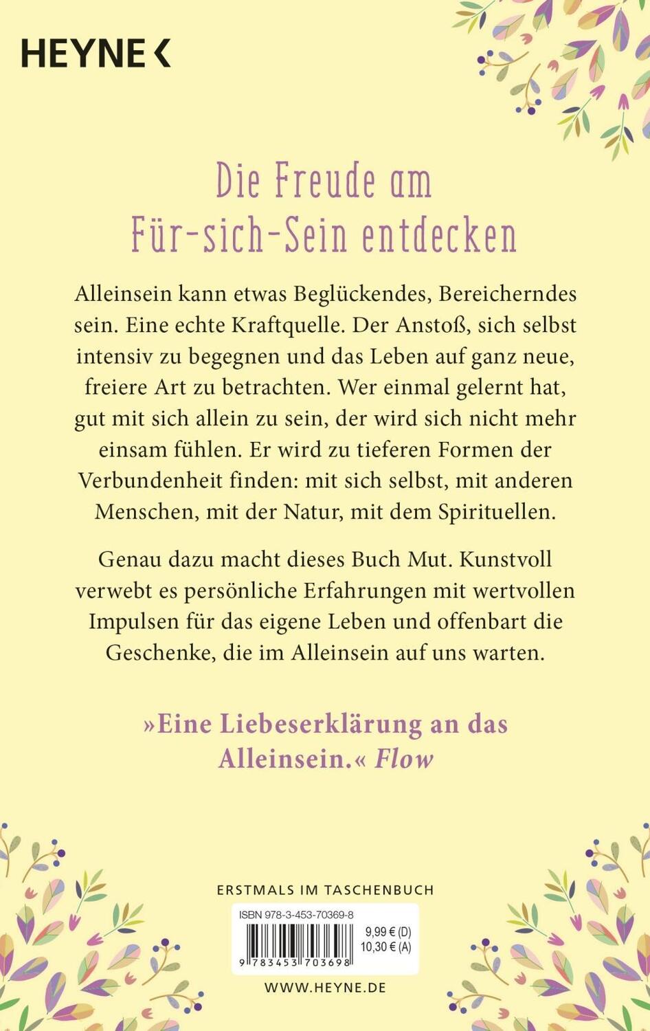 Bild: 9783453703698 | 21 Gründe, das Alleinsein zu lieben | Franziska Muri | Taschenbuch