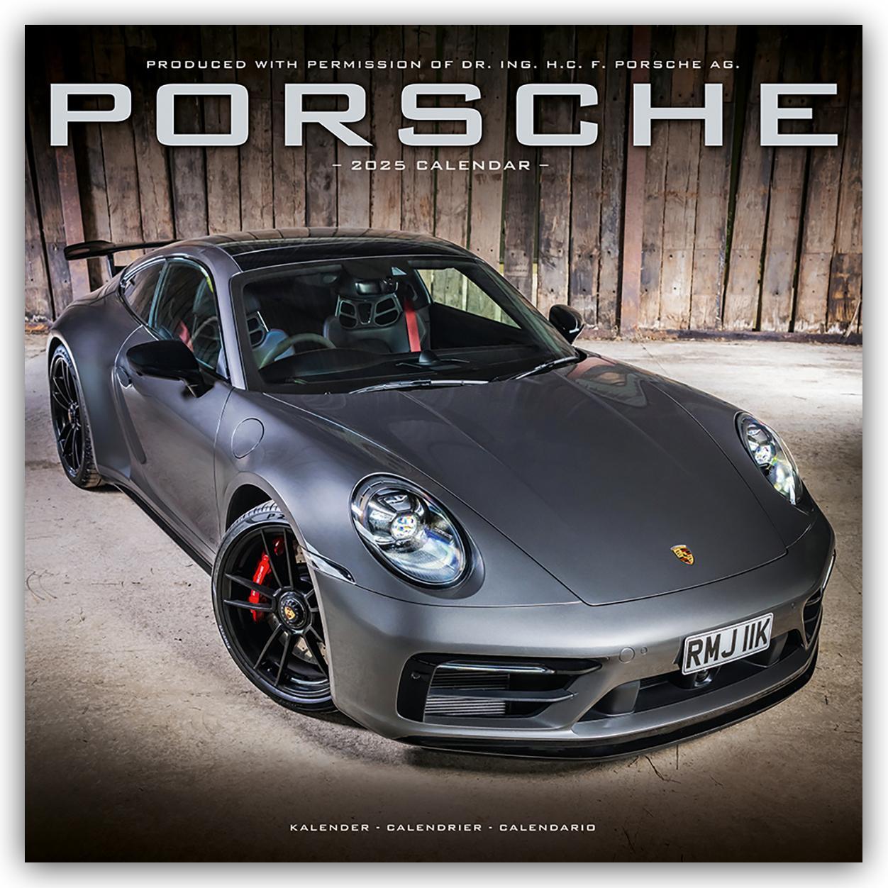 Cover: 9781804604816 | Porsche 2025 - 16-Monatskalender | Avonside Publishing Ltd | Kalender