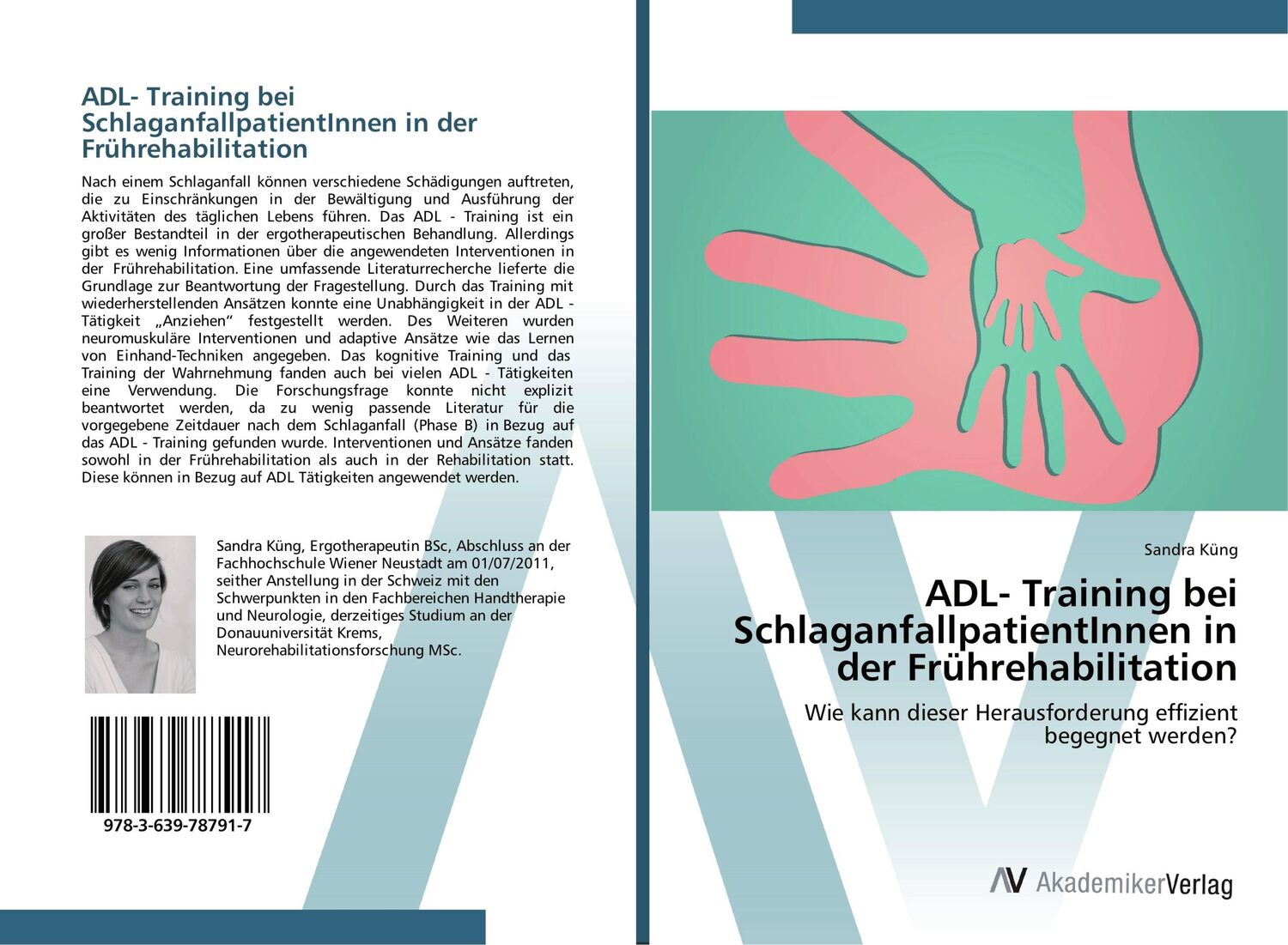 Cover: 9783639787917 | ADL- Training bei SchlaganfallpatientInnen in der Frührehabilitation