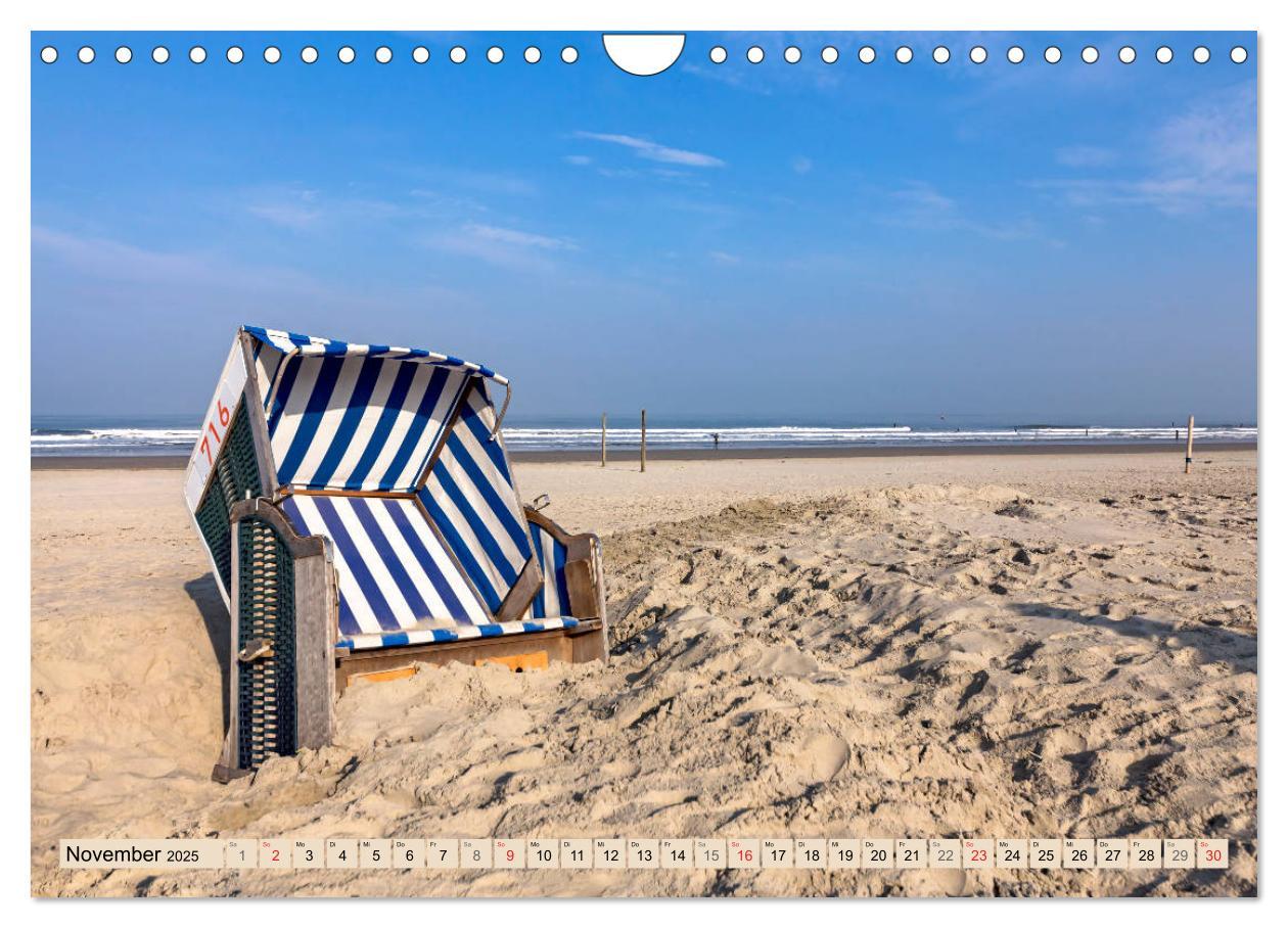 Bild: 9783435282456 | Norderney Spaziergang (Wandkalender 2025 DIN A4 quer), CALVENDO...