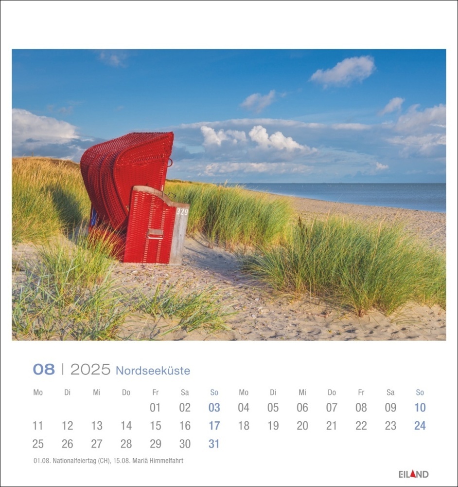 Bild: 9783964023292 | Nordseeküste Postkartenkalender 2025 - Wind und Wellen - Sand und Meer