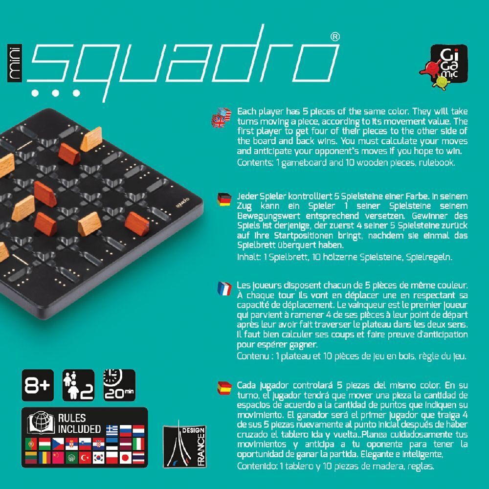 Bild: 3421271322115 | Squadro Mini (Spiel) | Spiel | In Spielebox | GC 141 | Deutsch | 2021