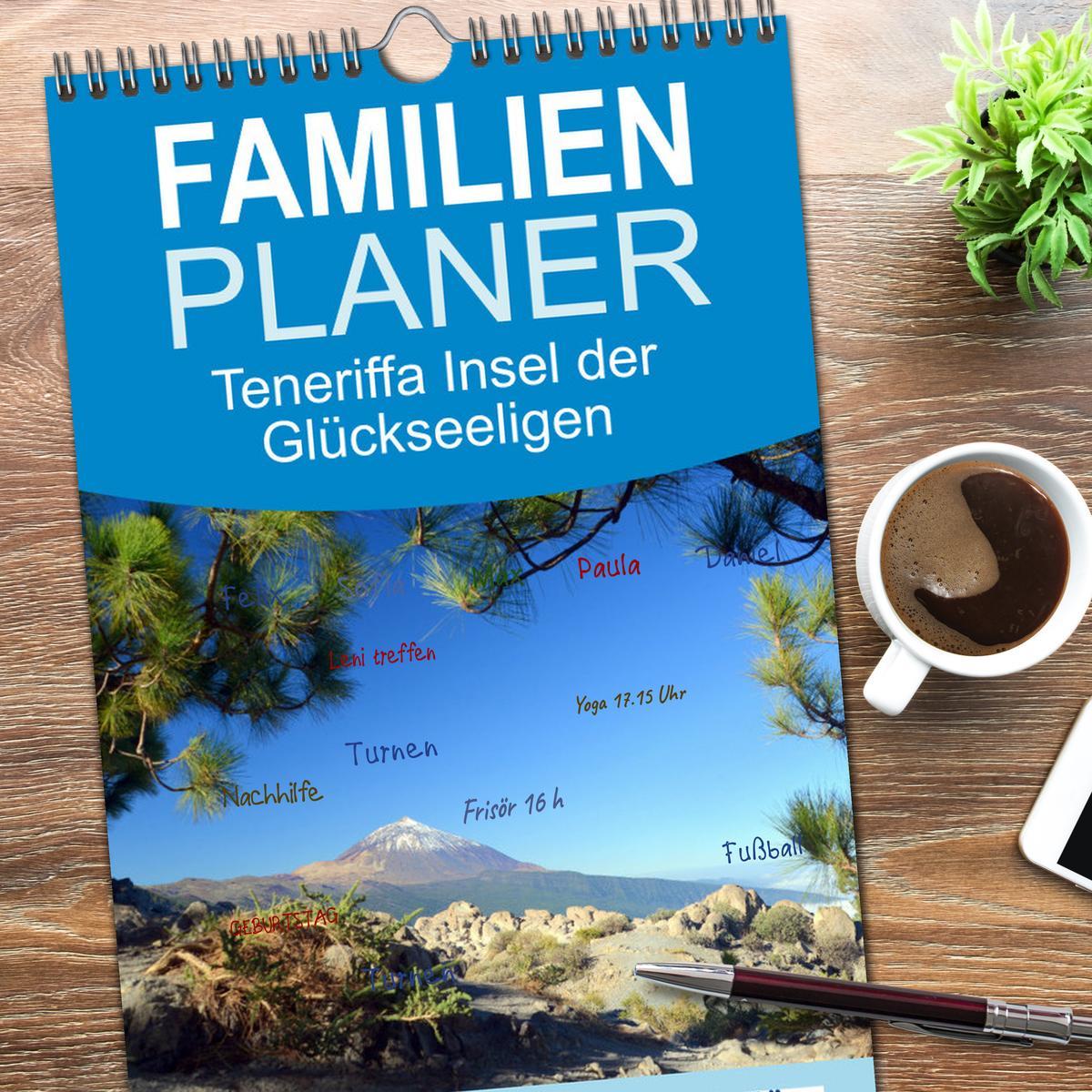 Bild: 9783457098868 | Familienplaner 2025 - Teneriffa Insel der Glückseeligen mit 5...