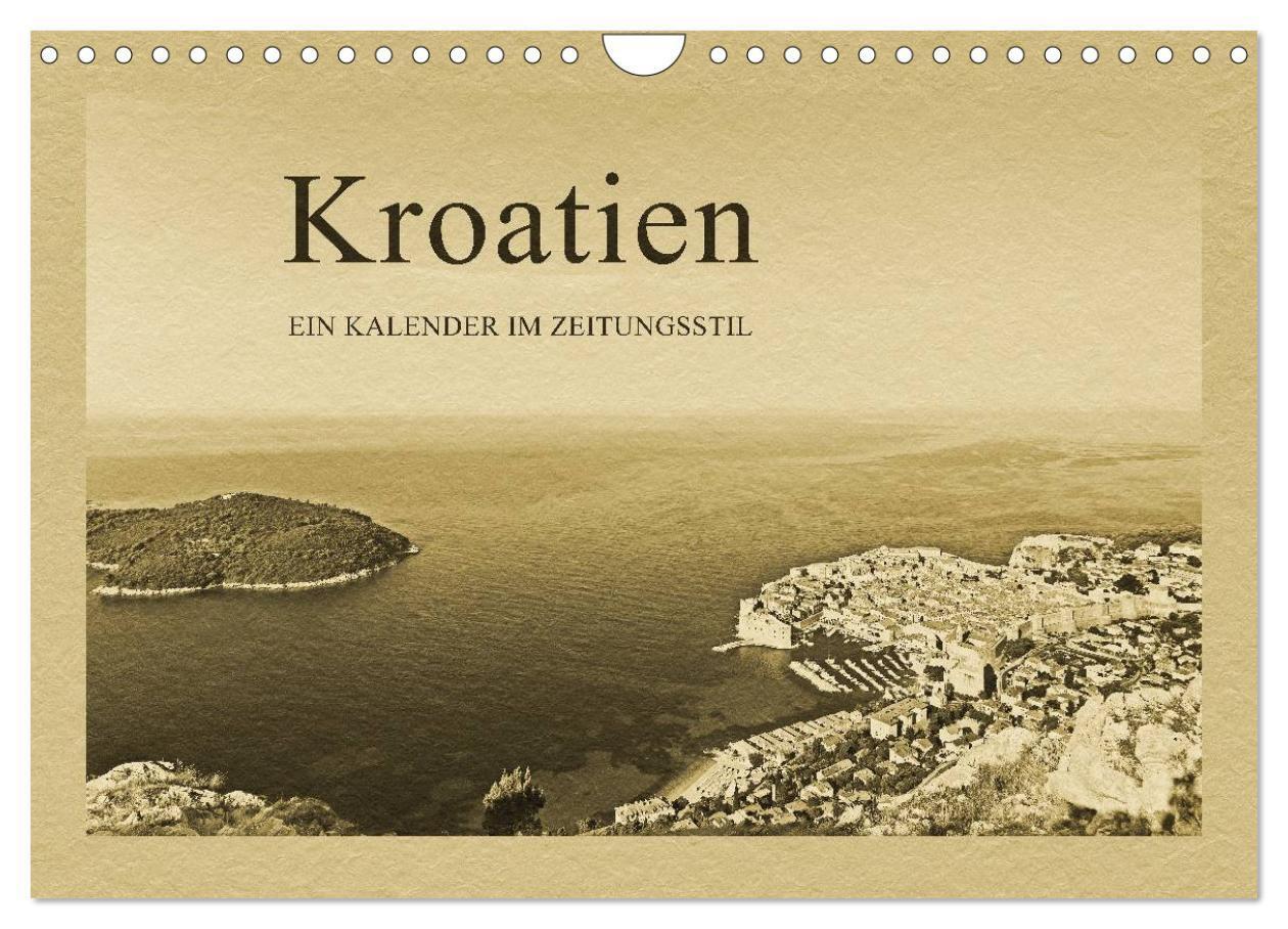 Cover: 9783435827893 | Kroatien (Wandkalender 2025 DIN A4 quer), CALVENDO Monatskalender