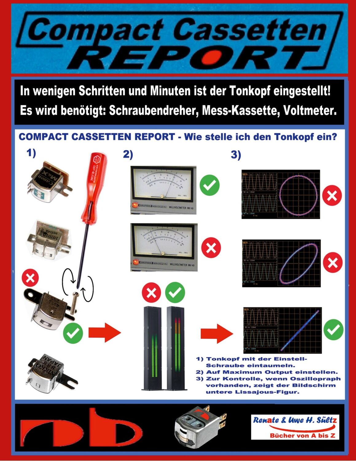 Cover: 9783734735226 | COMPACT CASSETTEN REPORT - Azimut - Wie stelle ich den Tonkopf ein?