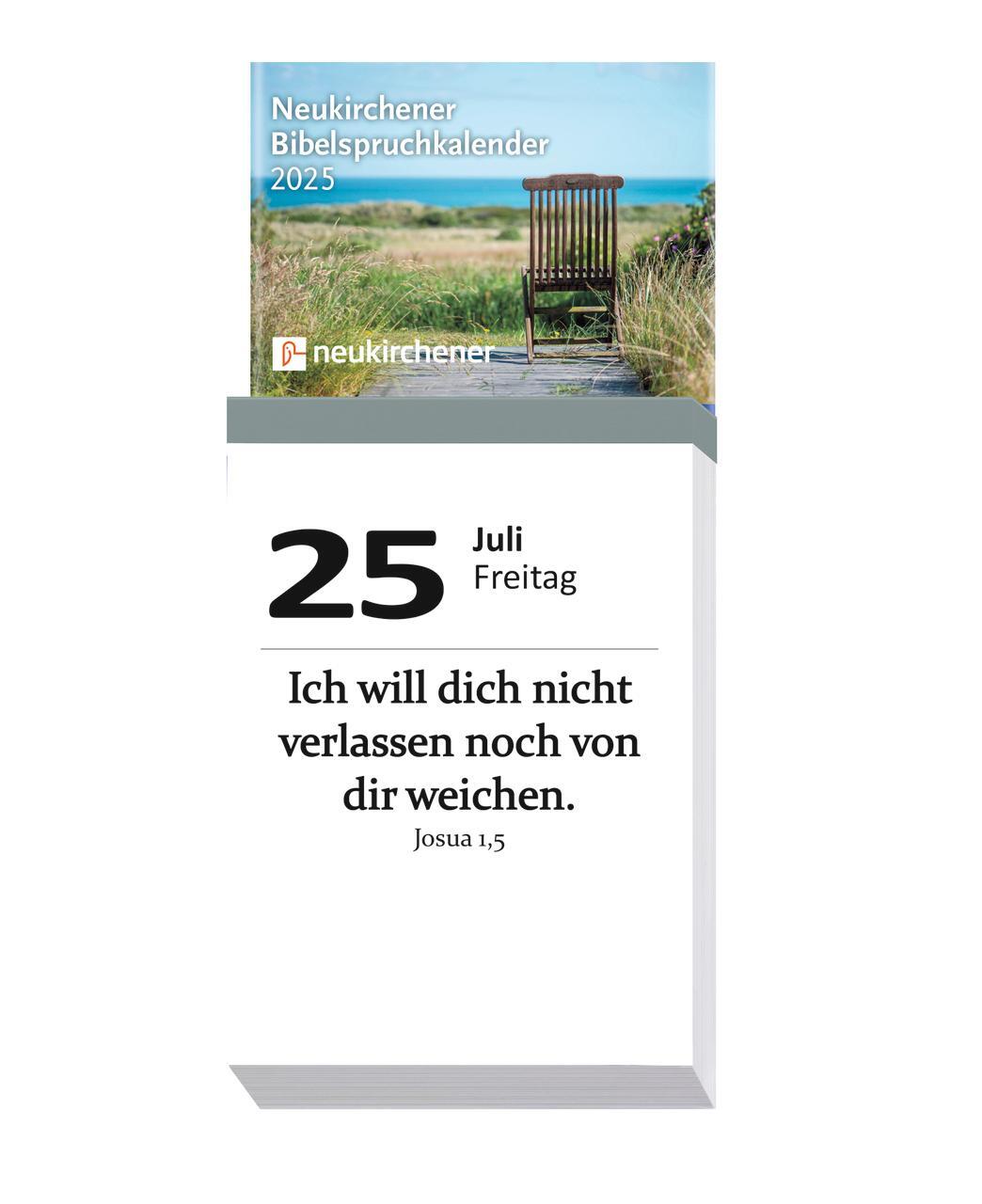 Cover: 9783965360556 | Neukirchener Bibelspruchkalender 2025 | Kalender | 372 S. | Deutsch