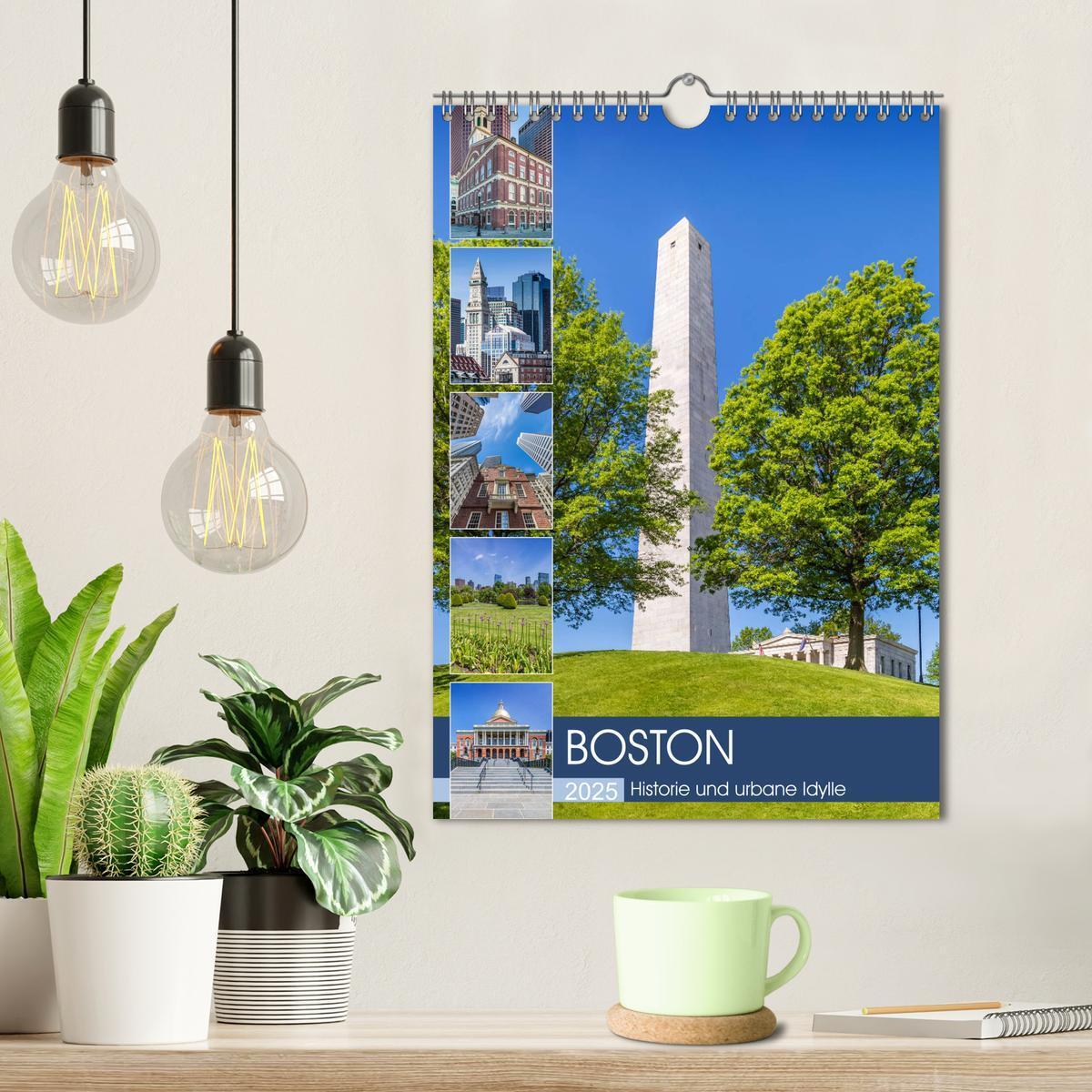 Bild: 9783435986569 | BOSTON Historie und urbane Idylle (Wandkalender 2025 DIN A4 hoch),...