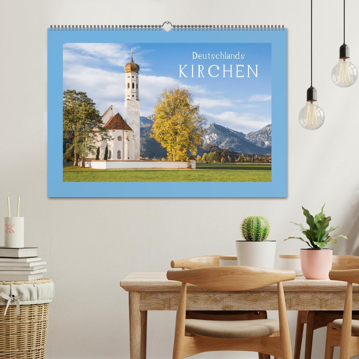 Bild: 9783435059638 | Deutschlands Kirchen (Wandkalender 2025 DIN A2 quer), CALVENDO...