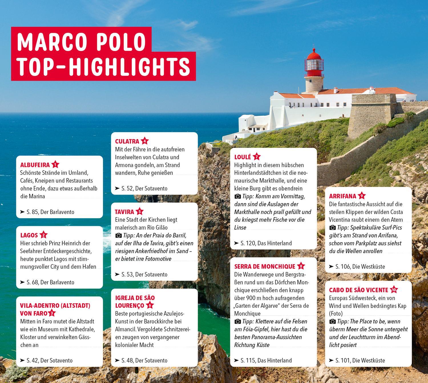 Bild: 9783829729925 | MARCO POLO Reiseführer Algarve | Sara Lier (u. a.) | Taschenbuch