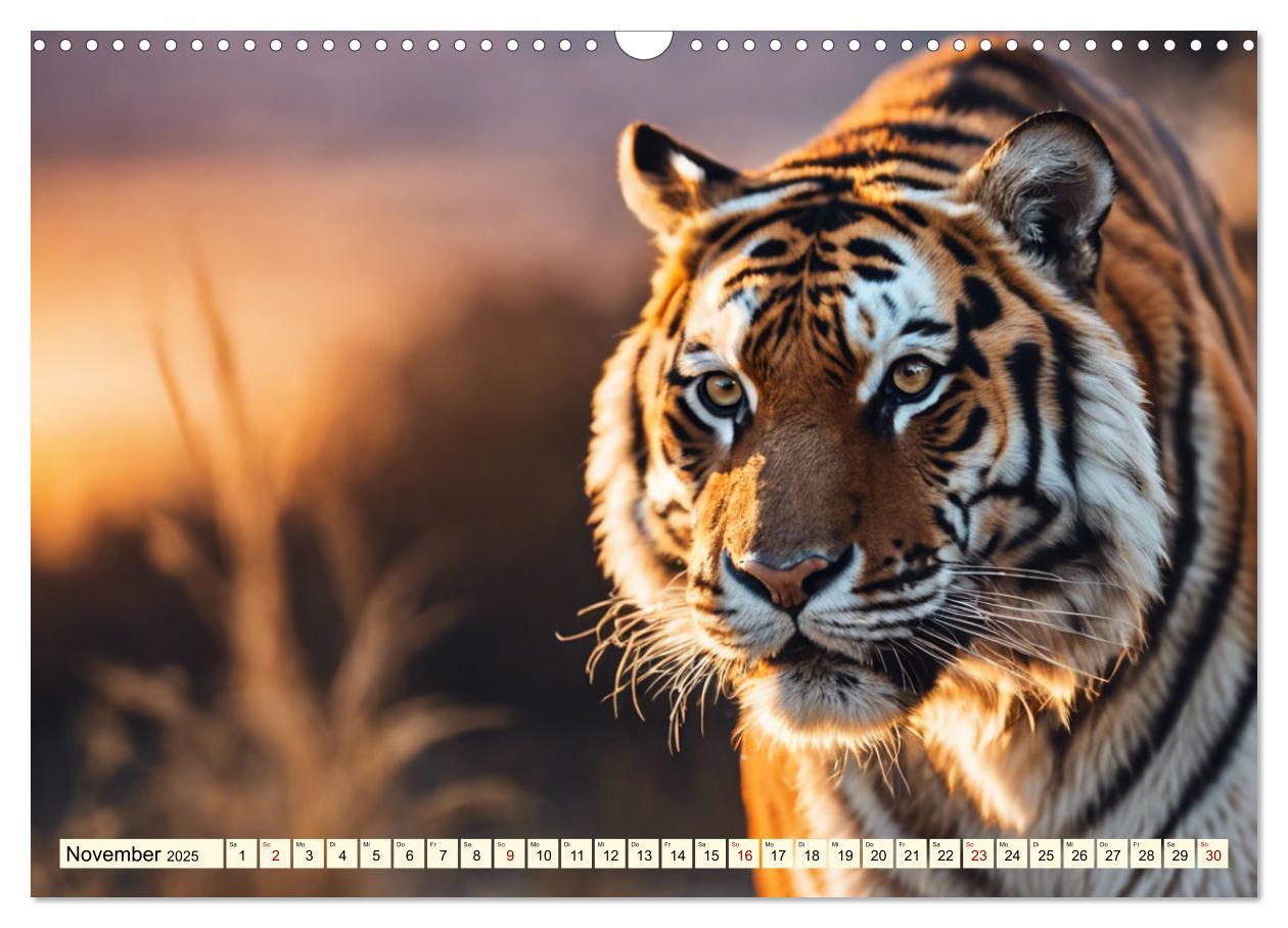 Bild: 9783383814143 | Tiger ganz nah (Wandkalender 2025 DIN A3 quer), CALVENDO...