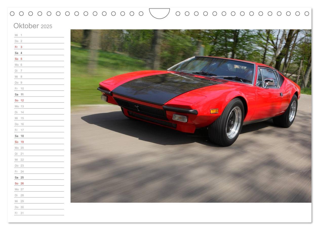 Bild: 9783435537242 | De Tomaso Pantera (Wandkalender 2025 DIN A4 quer), CALVENDO...