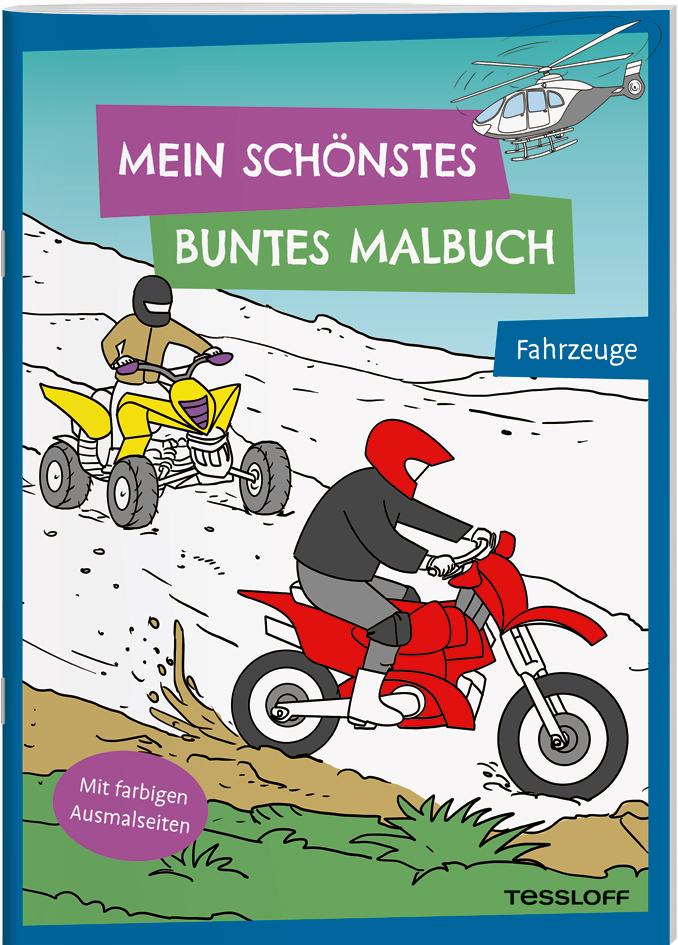 Cover: 9783788646707 | Mein schönstes buntes Malbuch. Fahrzeuge | Michaela Heimlich | 32 S.