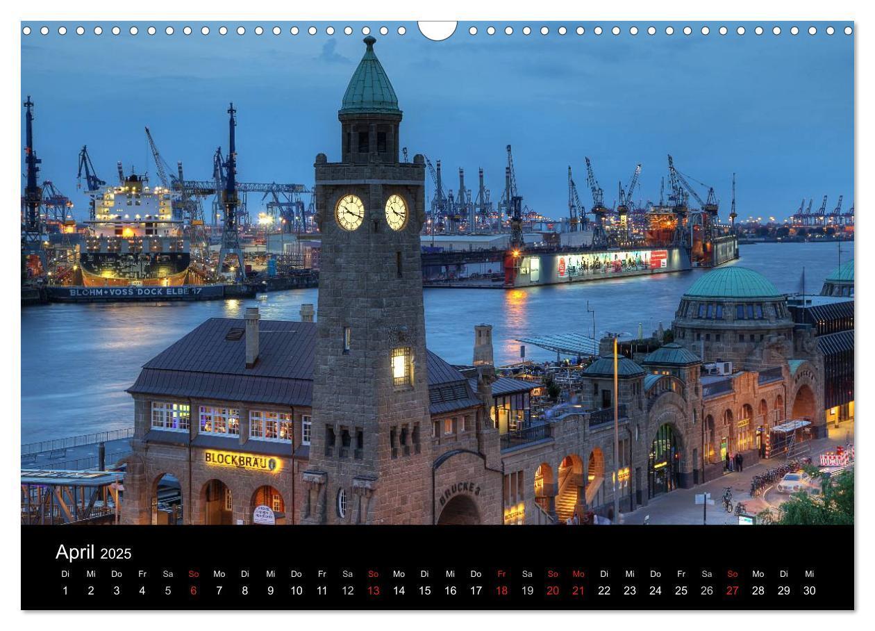 Bild: 9783435759613 | Hamburg (Wandkalender 2025 DIN A3 quer), CALVENDO Monatskalender