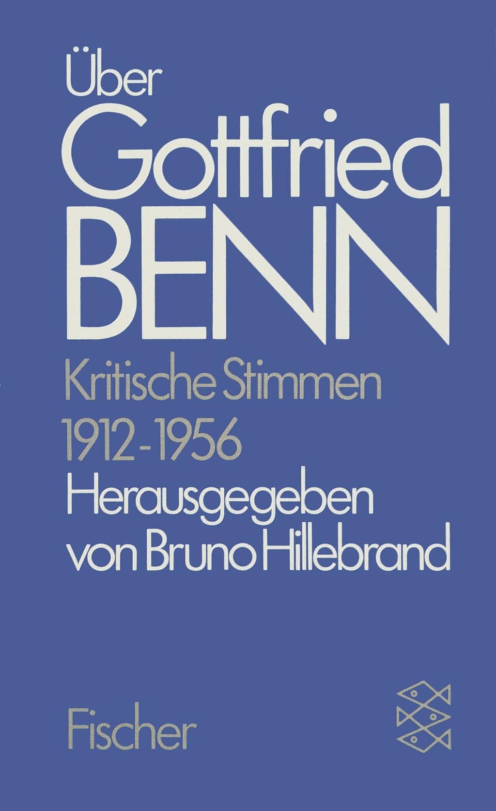 Cover: 9783596252589 | Über Gottfried Benn | Gottfried Benn | Taschenbuch | 304 S. | Deutsch