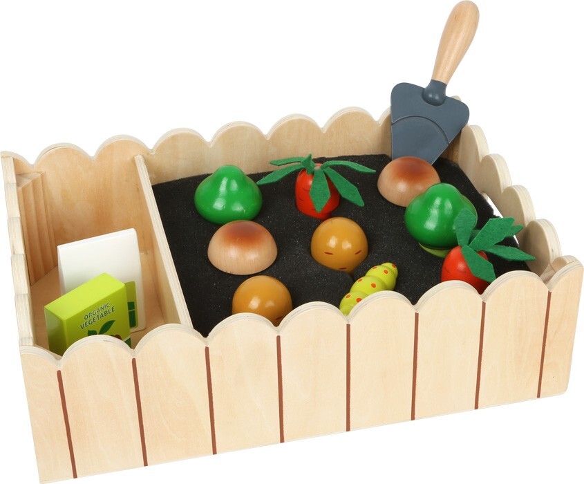 Cover: 4020972120113 | small foot 12011 - Gemüsegarten Spielset, Mini-Beet mit Zubehör,...