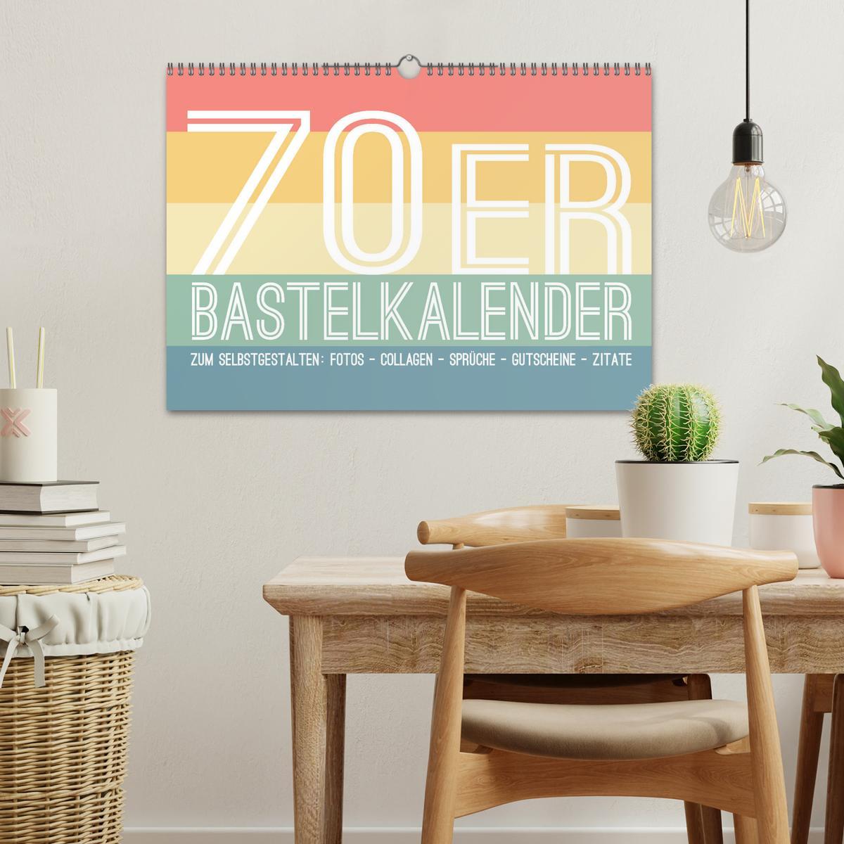 Bild: 9783435226863 | 70er Jahre Bastelkalender - DIY Kreativ-Kalender zum...