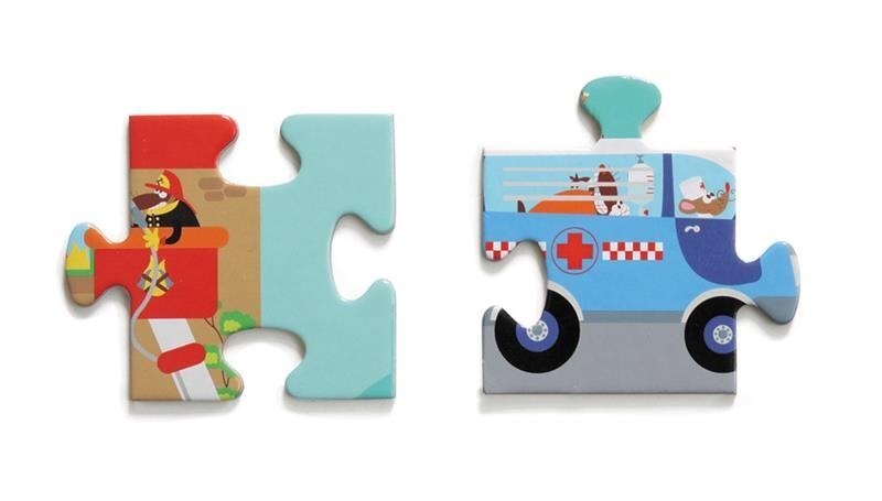 Bild: 5414561811091 | Bodenpuzzle - Floor Puzzle Stadt (Kinderpuzzle) | Spiel | 2022