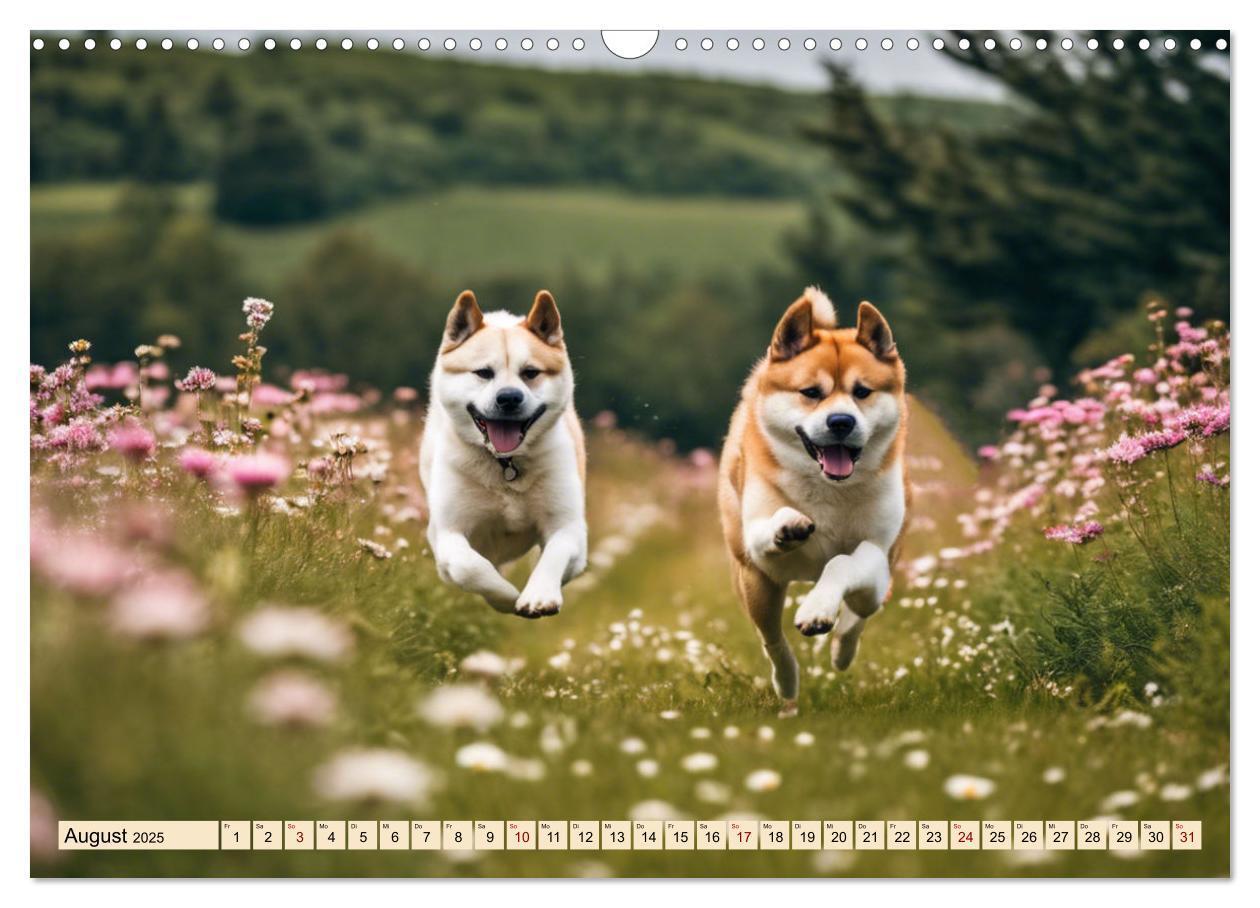 Bild: 9783457071663 | Akita Inu - Inbegriff der Treue (Wandkalender 2025 DIN A3 quer),...