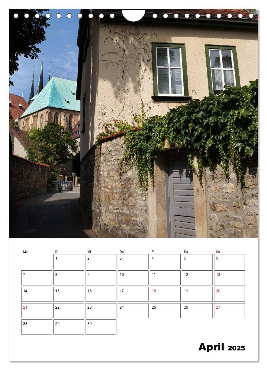 Bild: 9783457017579 | Mein Erfurt (Wandkalender 2025 DIN A4 hoch), CALVENDO Monatskalender