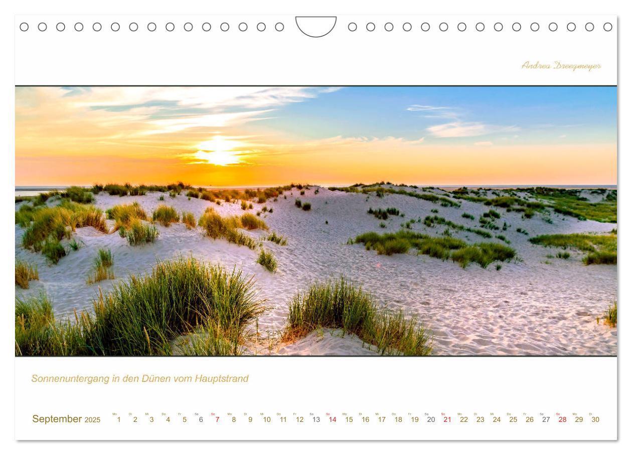 Bild: 9783435259441 | Borkum Inselpanorama (Wandkalender 2025 DIN A4 quer), CALVENDO...