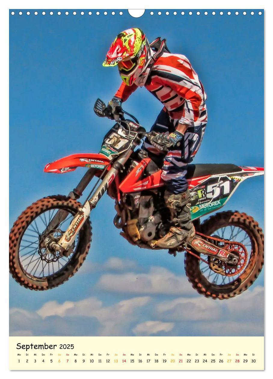 Bild: 9783457008850 | Motocross - einfach cool (Wandkalender 2025 DIN A3 hoch), CALVENDO...