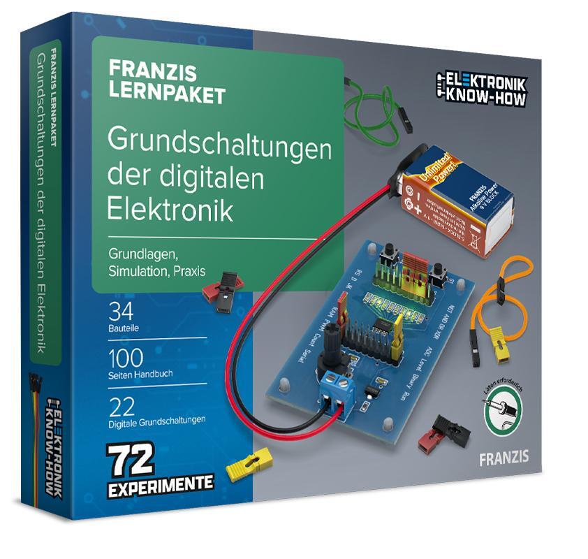 Cover: 4019631672049 | FRANZIS 67204 - FRANZIS Lernpaket: Grundschaltungen der digitalen...