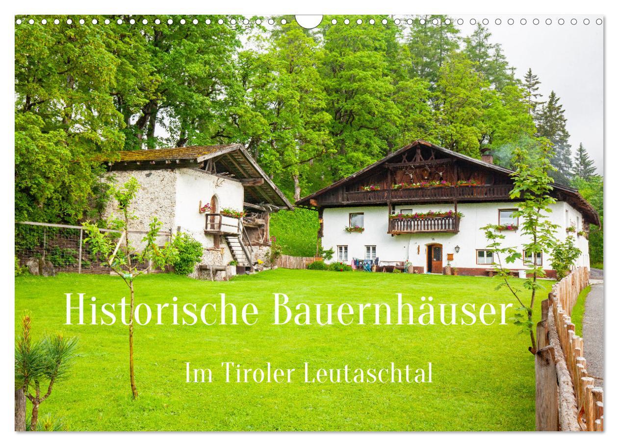 Cover: 9783457143605 | Historische Bauernhäuser im Tiroler Leutaschtal (Wandkalender 2025...