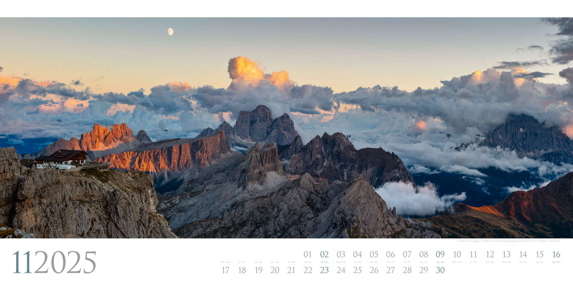 Bild: 9783838425580 | Dolomiten Kalender 2025 | Ackermann Kunstverlag | Kalender | 14 S.